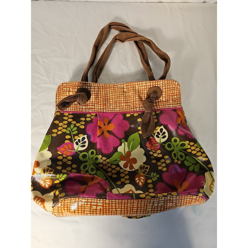 Fossil Waxed Canvas Floral Boho Shoulder Bag